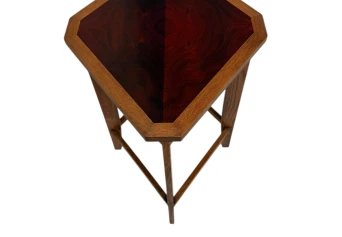 Art Deco Modernist Octagonal Side Table by Paul Bromberg for Pander, 1920s